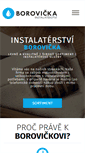 Mobile Screenshot of instalaterstviborovicka.cz